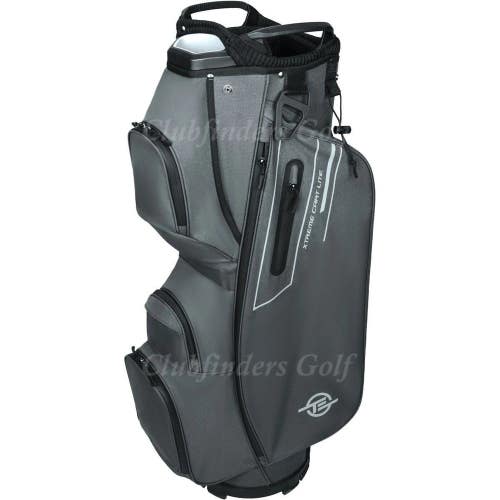 NEW Tour Edge Xtreme Lite Dark Grey 5-Way Golf Cart Bag w/ Raincover