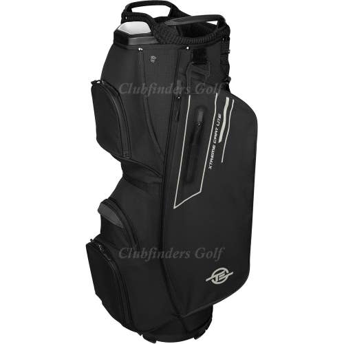 NEW Tour Edge Xtreme Lite Black 5-Way Golf Cart Bag w/ Raincover