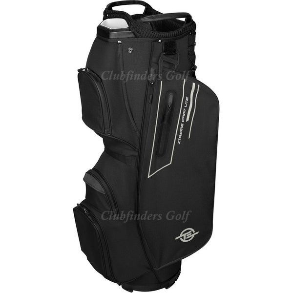 NEW Tour Edge Xtreme Lite Black 5-Way Golf Cart Bag w/ Raincover