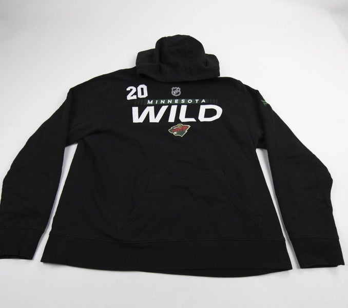 Pat Maroon 20 TEAM PLAYER ISSUE Minnesota Wild Fanatics Authentic Pro Hoodie XL Game Used