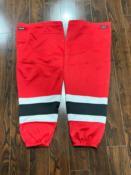 Red black and white Senior Kobe Socks (New)