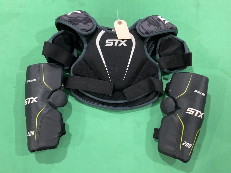 Used Youth Small STX Shoulder Pad & Elbow Pad Combo Set