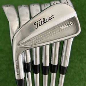 LH Titleist T150 23 Forged Iron Set 4-P / KBS $-Taper 120 Stiff