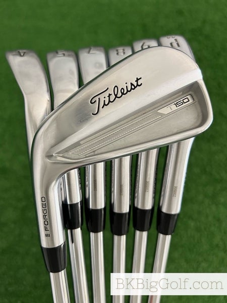 LH Titleist T150 23 Forged Iron Set 4-P / KBS $-Taper 120 Stiff
