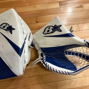 Brian's Eclipse Catch Glove and Blocker Toronto Blue and White