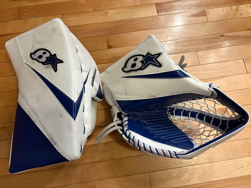 Brian's Eclipse Catch Glove and Blocker Toronto Blue and White