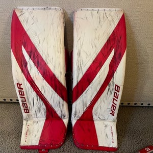 2023 Large Bauer Hyperlite 2 Goalie Leg Pads (Used)