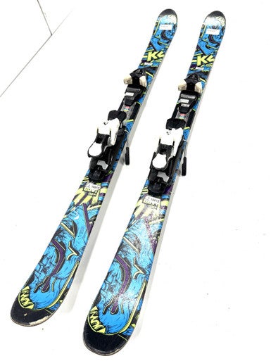 Used K2 JUVY Boys DH Ski/Binding Royal Blue 139 cm 11860-S000300263