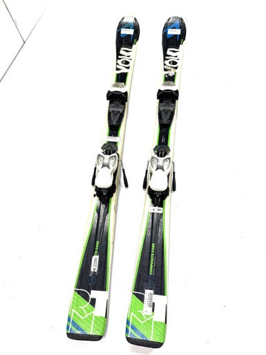 Used Volkl RTM Boys DH Ski/Binding Black And Green 130 cm 11860-S000300247