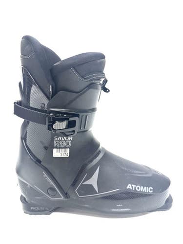 Used Atomic SAVOR R80 Mens DH Ski Boot Black 315 MP - M13.5 11860-S000300233