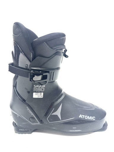 Used Atomic SAVOR R80 Mens DH Ski Boot Black 315 MP - M13.5 11860-S000300233
