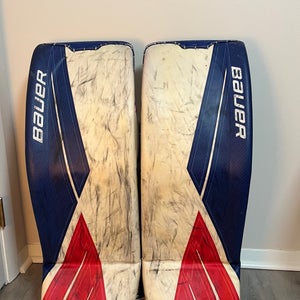 Small 2021 Bauer Ultrasonic Goalie Leg Pads (Used)