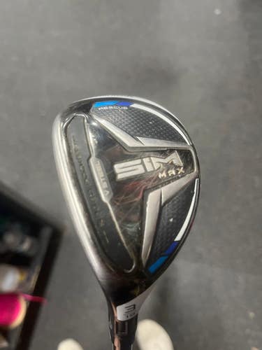 Used Taylormade SIM M Mens Hybrid Club RH 3 Hybrid 11337-S000472521