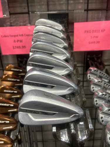 Used Ping G700 GREEN DOT Mens Iron Set RH 5I-GW/AW 11337-S000472665