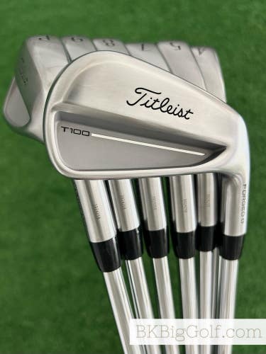 Titleist T100 25 Forged Iron Set 4-P / KBS $-Taper 125 Stiff