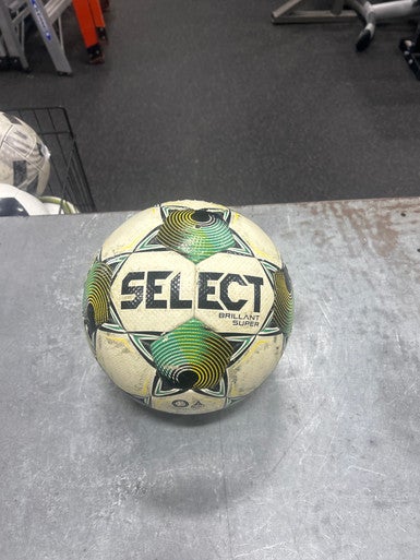 Used Select BRILLIANT SUPER All Size Soccer Ball White 5 11337-S000473182