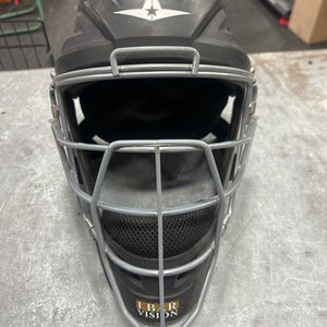 Used All Star HELMET W/MASK Catchers Helmet w/Mask Black LG 11337-S000471842