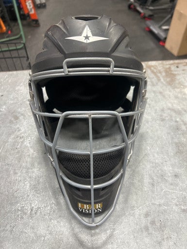 Used All Star HELMET W/MASK Catchers Helmet w/Mask Black LG 11337-S000471842