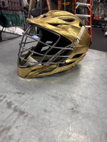 Used Cascade S Lacrosse Helmet Gold One Size 11337-S000471554