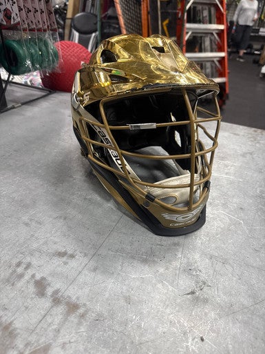 Used Cascade S Lacrosse Helmet Gold One Size 11337-S000471553