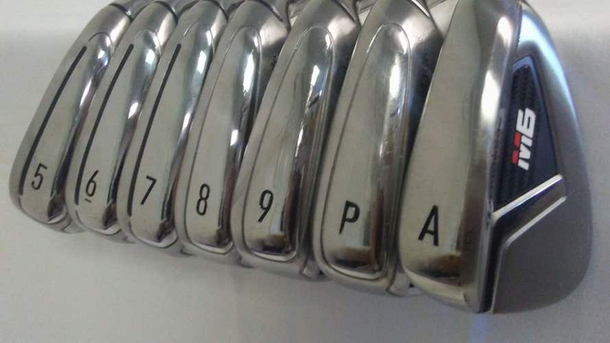 Taylor Made M6 Iron Set 5-PW+AW (Steel KBS Max 85 Regular)