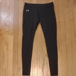 under armour cold gear fitted base layer pants womens m leggings mid rise ln!