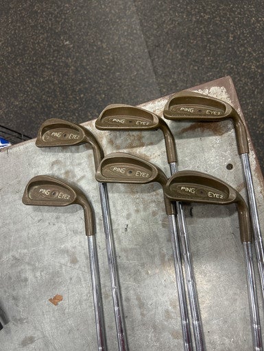 Ping (Used) Right Handed Men's Regular Flex Steel Shaft Iron Set
