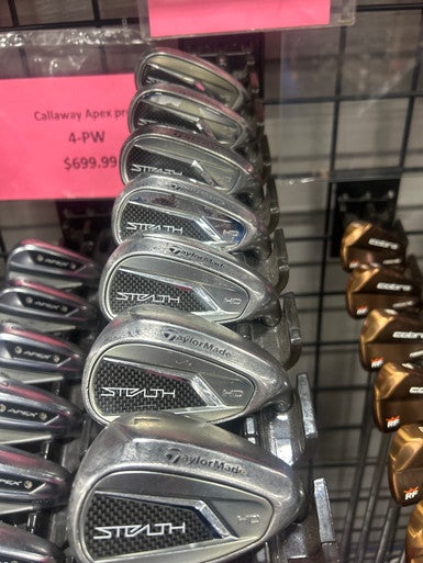 TaylorMade (Used) Right Handed Men's Senior Flex Graphite Shaft Iron Set