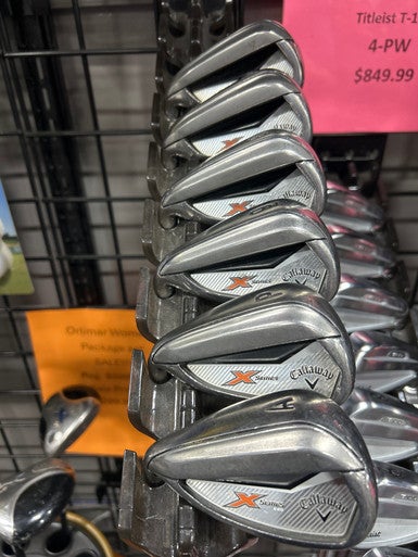 Used Callaway X SERIES Mens Iron Set LH 6I-GW/AW 11337-S000468467