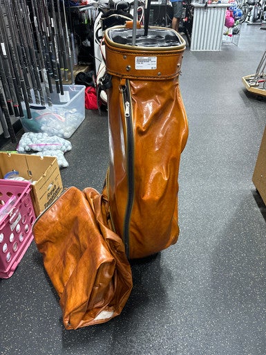 Used STAND BAG Mens Stand Bag Brown 11337-S000468571