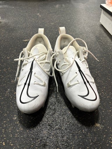Used Nike Adult FB Cleats White Senior 9 11337-S000469039