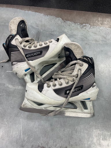 Bauer Used Junior Size 1 Hockey Goalie Skates