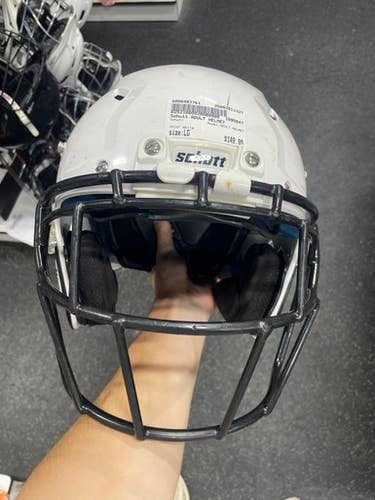 Used Schutt ADULT HELMET FB Helmet White LG 11337-S000463761