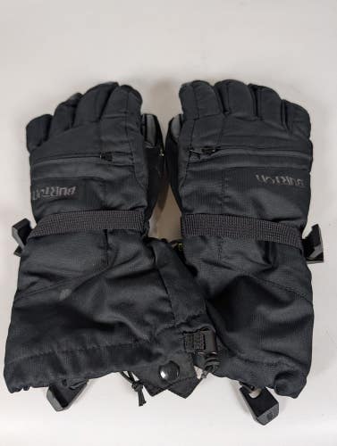 BURTON Dryride Insane Membrane Snowboard Ski Snow Gloves Black Youth Size: XL