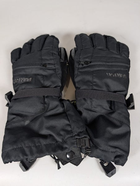 BURTON Dryride Insane Membrane Snowboard Ski Snow Gloves Black Youth Size: XL