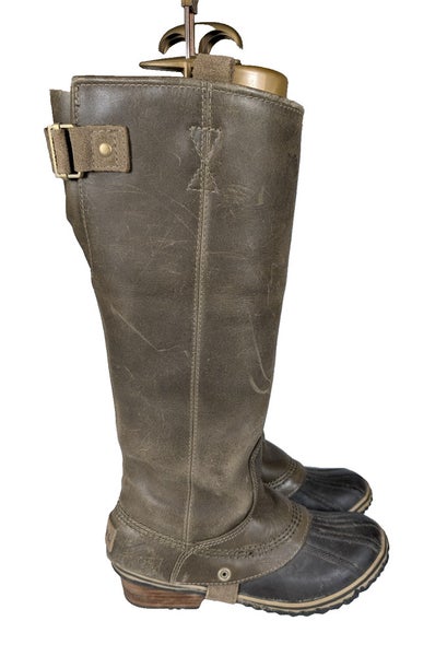 Sorel Slimpack Tall Equestrian Waterproof Leather Riding Boot Womens Size 6