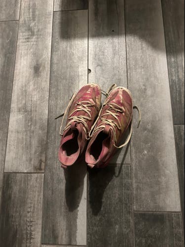 Pink Men's Size M 9.0 (W 10.0) Adult Adidas Adizero Low Top Metal (Used)