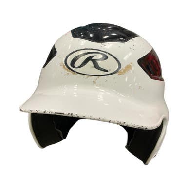 Used Rawlings Batting Helmet No Mask White MD 11859-S000026288
