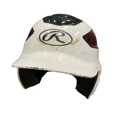 Used Rawlings Batting Helmet No Mask White MD 11859-S000026288