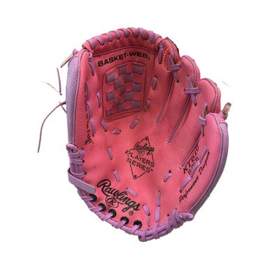 Used Rawlings PLAYER SERIES BB/SB Glove T-ball Pink 10" 11859-S000026219
