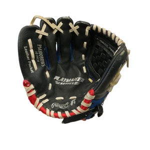 Used Rawlings PLAYERMAKER BB/SB Glove LH Throw Navy Blue 10" 11859-S000023139
