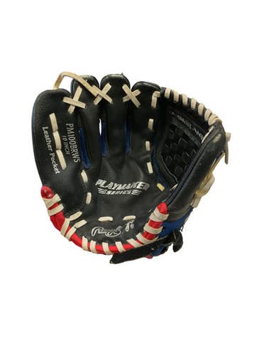 Used Rawlings PLAYERMAKER BB/SB Glove LH Throw Navy Blue 10" 11859-S000023139