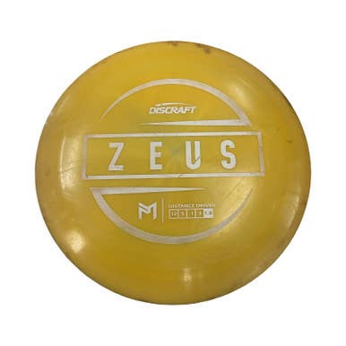 Used Discraft ZEUS 176G Disc Golf Driver Yellow 11859-S000026020