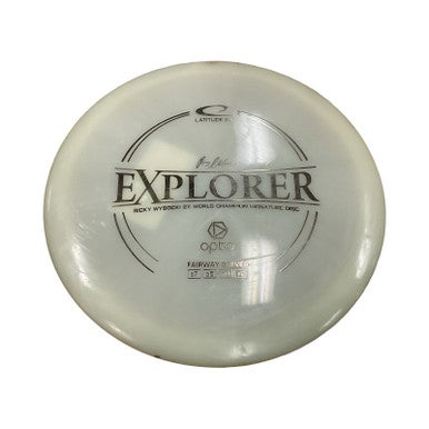 Used Latitude 64 RW CHAMPION EXPLORER 172G Disc Golf Driver White 11859-S000025994