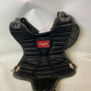 Used Rawlings CHEST PROTECTOR Catchers Chest Protector Black Youth 11859-S000019938