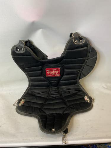Used Rawlings CHEST PROTECTOR Catchers Chest Protector Black Youth 11859-S000019938