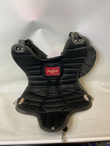 Used Rawlings CHEST PROTECTOR Catchers Chest Protector Black Youth 11859-S000019938