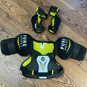 Junior small Pure Hockey Shoulder pads and elbow pads