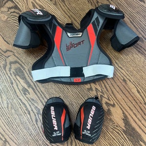 Youth small Bauer Shoulder and elbow pads