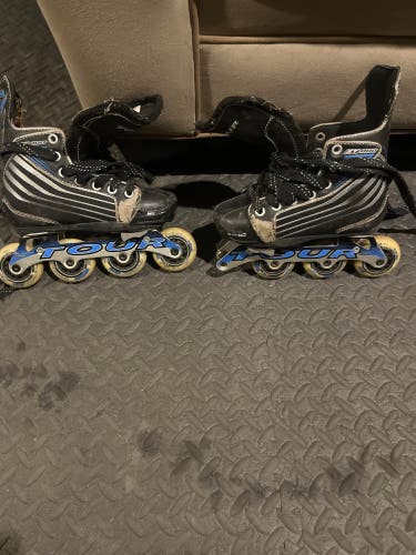 Tour Code 9 ZT 800 Inline Skates Regular Width SizeJ11- 1 (Used)